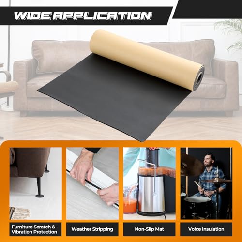 Sponge Neoprene with Adhesive 1 (2 Foot)