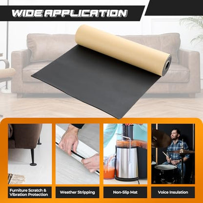 Sponge Neoprene with Adhesive 1 (2 Foot)