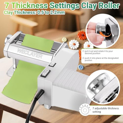 Electric Polymer Clay Press Machine Set