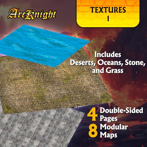 The Textures Pack Roleplaying Battlemaps; 16 Modular RPG Maps in 8 Double