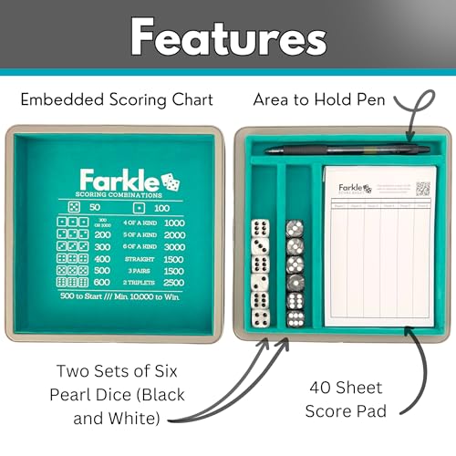 Farkle Dice Tray and Storage Case
