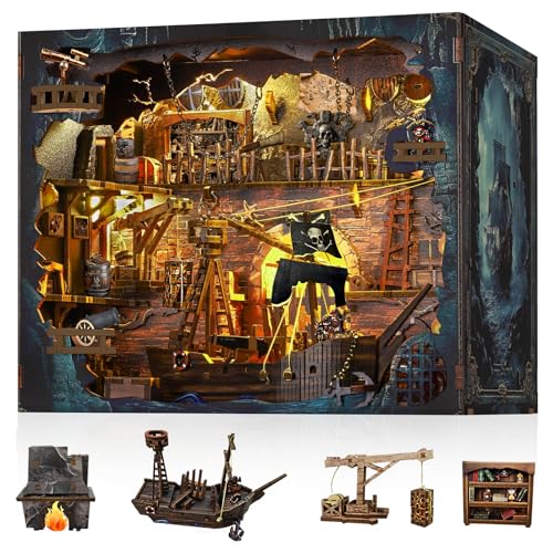 Book Nook Pirate Kit with LED