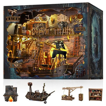 Book Nook Pirate Kit with LED