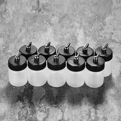 HUBEST 10 Pack 22cc Airbrush Paint Bottles (10 Count)