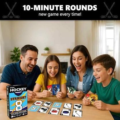 Hockey Fast Paced Card Game for Kids and Adults