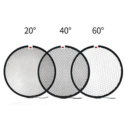 7" Standard Reflector Lamp Shade Dish Diffuser with 20°