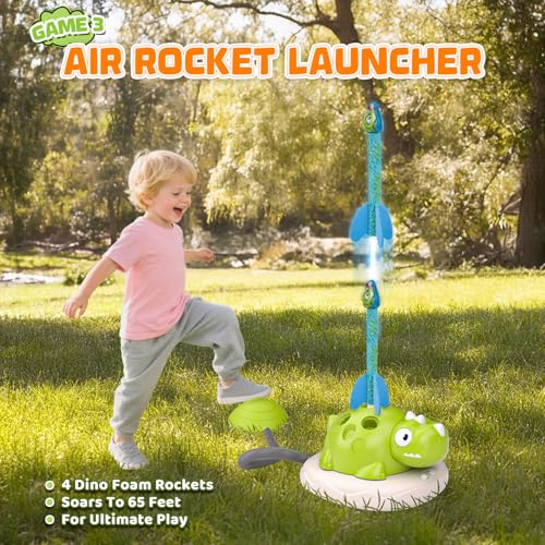 3 in 1 Dinosaur Rocket Launcher for Kids 3
