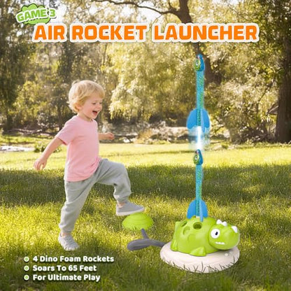 3 in 1 Dinosaur Rocket Launcher for Kids 3