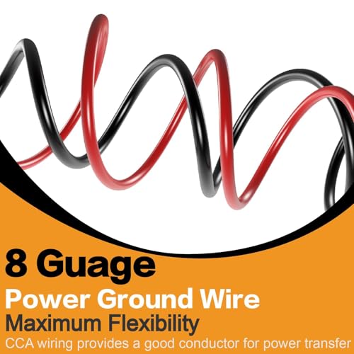 8 Gauge Wire Copper Aluminum CCA 50FT (50 Foot)