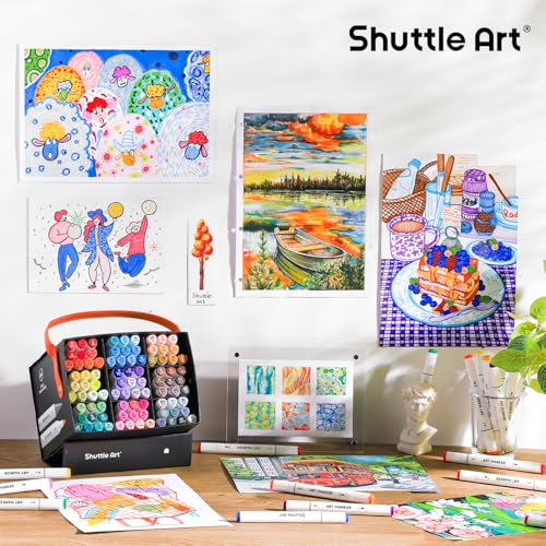 Brush Tip Alcohol Markers (88.99 Count)