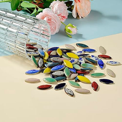 Blue Petal Ceramic Tiles Mosaic Tiles