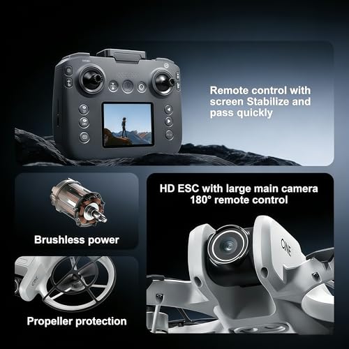 RC Drone with Screen Display Remote Control