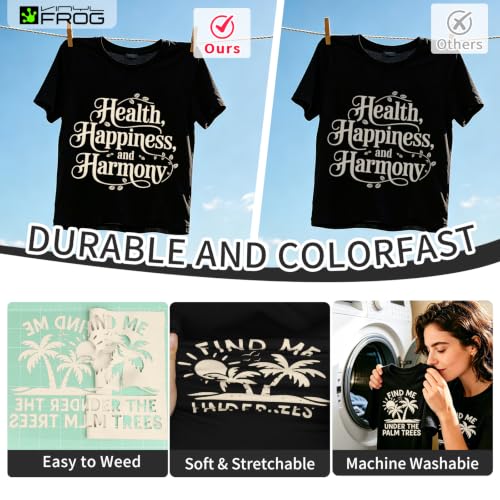 Cream Heat Transfer Vinyl Roll 12" x5ft Matte HTV Vinyl