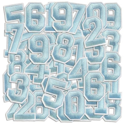 Number Iron On Patches (50 Count)