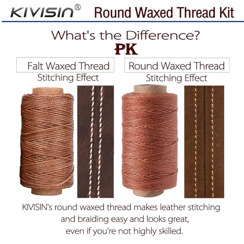 Round Polyester Waxed Thread 0.55mm (12 Color)
