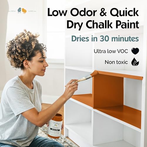 Acorn 4 Fl Oz Chalk Paint for Furniture No Sanding All in One