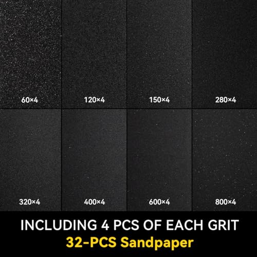 32 Pcs Coarse Sandpaper 60