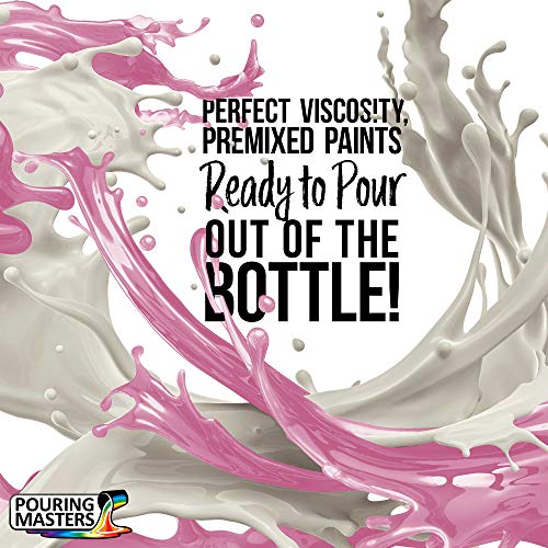 Bubble Gum Pink Acrylic Ready to Pour Pouring Paint (64 Fl Oz)