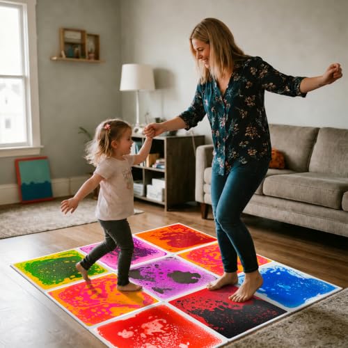 Sensory Floor Tiles for Kids (4 Count)