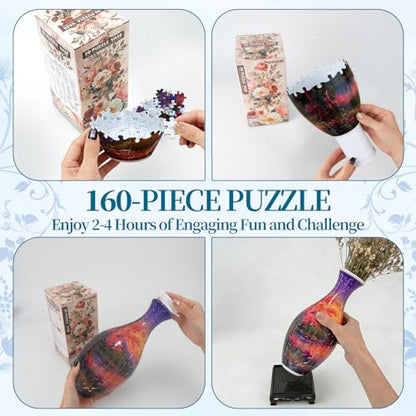 3D Puzzles Vase for Adults