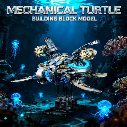 Mechanical Turtle Building Block with Hand