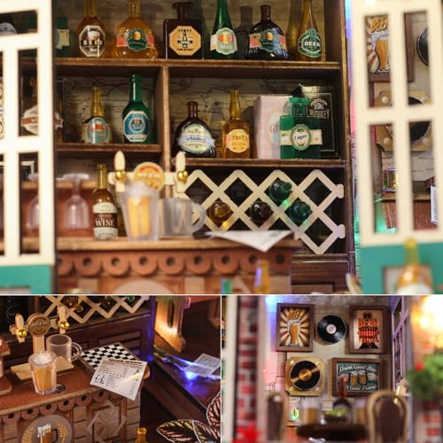DIY Miniature House Kit with Furniture Plus Dust Proof
