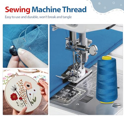 12 Pack Serger Thread Cones (64800 Foot)