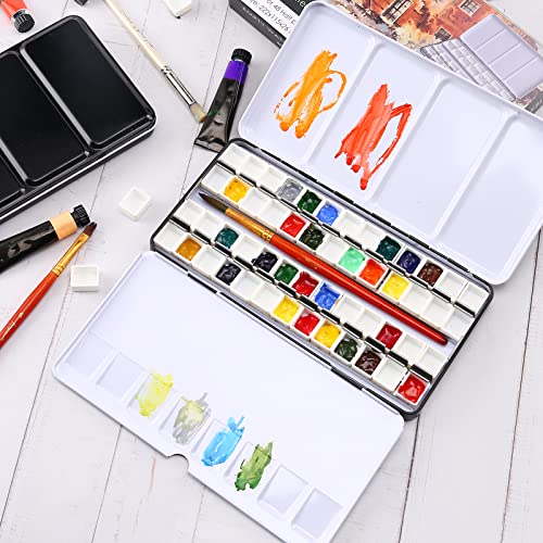 Empty Watercolor Palette