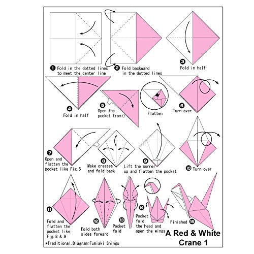 Origami Paper Large Single Sided for Arts and Crafts Projects