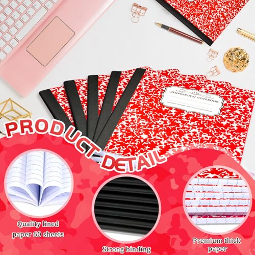 20 Pack Composition Notebooks Bulk