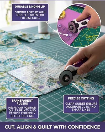 Rectangular Acrylic Quilting Ruler
