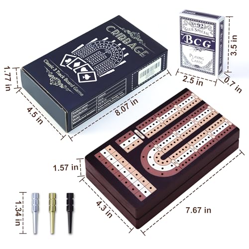 Cribbage Board Game Set
