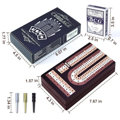 Cribbage Board Game Set