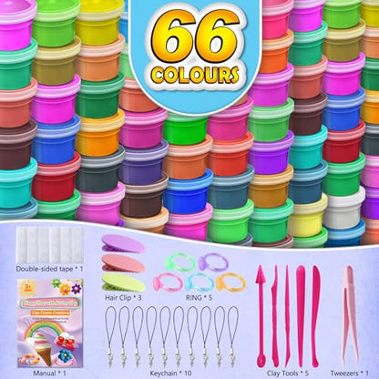 Air Dry Clay 66 Colors
