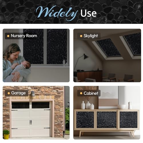 Total Blackout Window Privacy Film (9.58 Sq Ft)