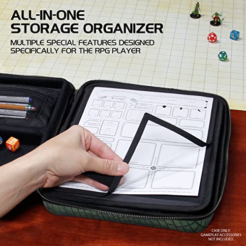 DND Binder Collector's Edition RPG Organizer Case with Built