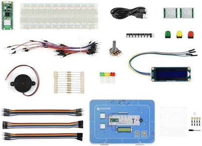 Raspbery Pi Pico 2 W Basic Kit, with Pico 2 W Microcontroller Board, Based on Official RP2350 Chip, Dual-core & Dual-Architecture Design, Supports WiFi and BLE