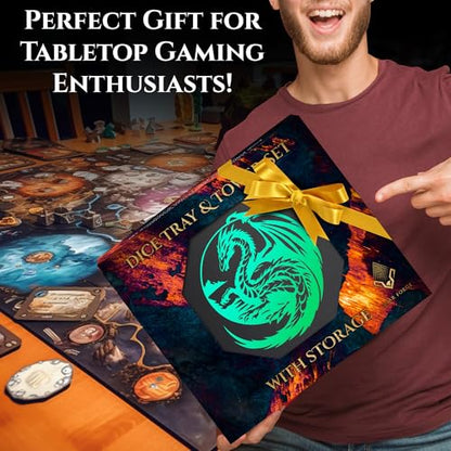 All-in-One Game Roamer - Dice Tray & Tower for DND and RPG