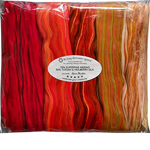 Merino Silk Luxe Tonal Designer Blend. Superfine Merino