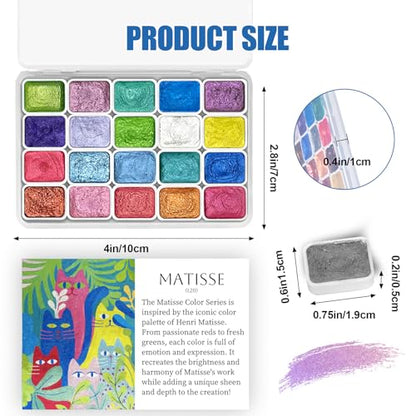 Mini Forestry Shifting Watercolor Painting Set