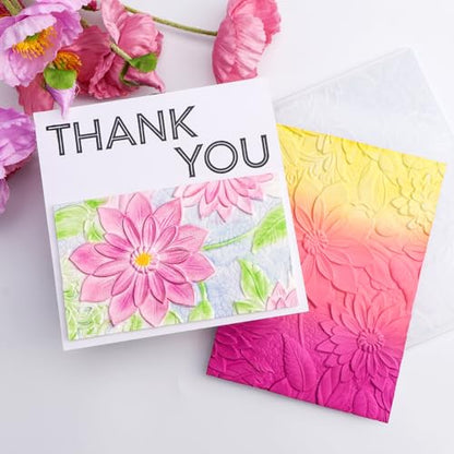 3D Embossing Folders Lotus for DIY Scrapbooking Photo Album Card Paper Craft Decoration for Card Making