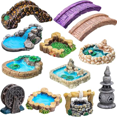 Curved Stone Steps Miniature Fairy Garden Accessories