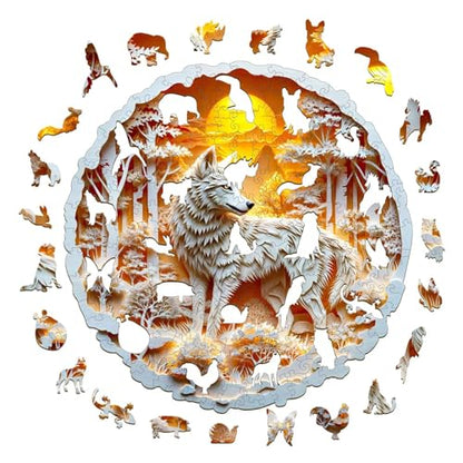Wooden Puzzles for Adults (100 Count)