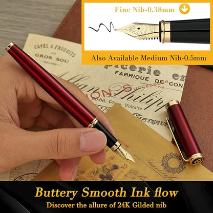Red Fountain Pen
