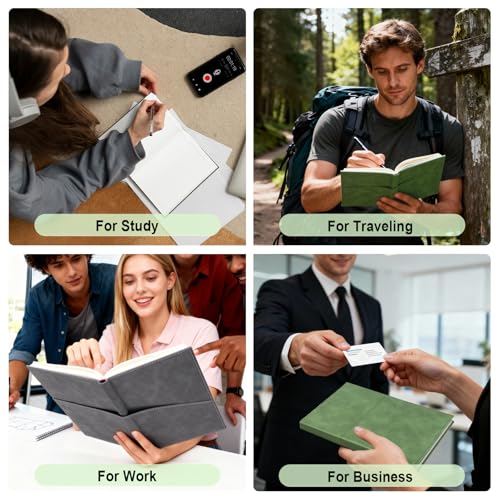 3 Pack Lined Journal Notebooks for Work