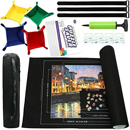 Portable Puzzle Mat Roll Up