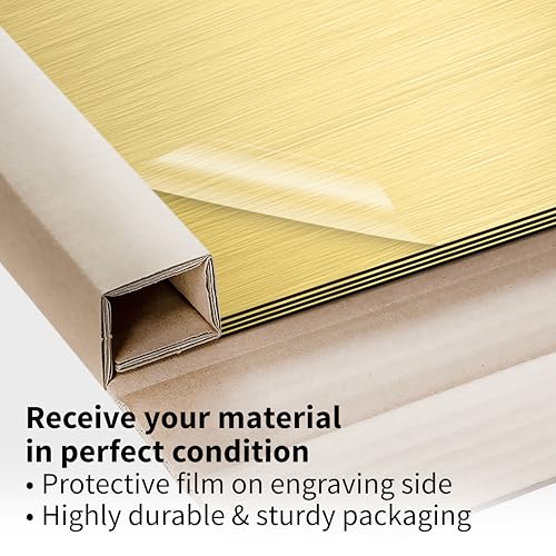 Metallic Looking Acrylic Sheet (4 Count)