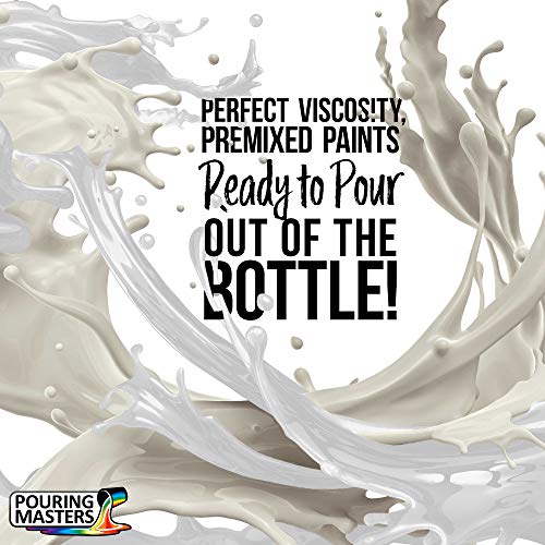 Titanium White Acrylic Ready to Pour Pouring Paint (8 Fl Oz)