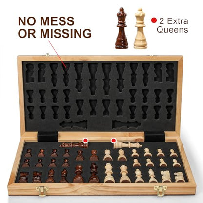 17 Inch Large Chess Set for Adults & Kids