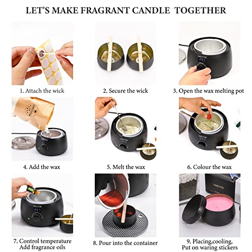 Candle Making Kit for Adults with Hot Plate